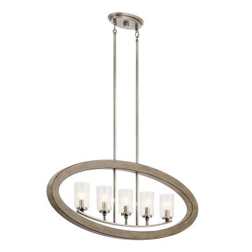 Kichler Grand Bank KL-GRAND-BANK5 lampa wisząca 5x60W/E14  IP20