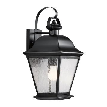 Kichler Mount Vernon KL-MOUNT-VERNON2-L-BK Zidna svjetiljka 1x60W/E27 ip44