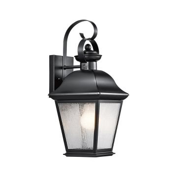 Kichler Mount Vernon KL-MOUNT-VERNON2-M-BK Zidna svjetiljka 1x60W/E27 ip44