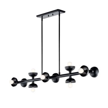 Kichler Palta KL-PALTA-LP10-BK lampa wisząca 10x40W/E14 IP20