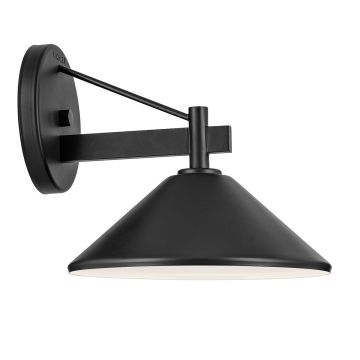 Kichler Ripley KL-RIPLEY2-M-BK Zidna svjetiljka 8W/LED 3100K 813lm ip44