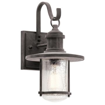 Kichler RIVERWOOD KL-RIVERWOOD2-M Zidna svjetiljka 1x60W/E27 IP44