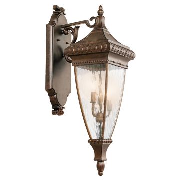 Kichler VENETIAN RAIN KL-VENETIAN2-L Zidna svjetiljka 3x60W/E14 IP44