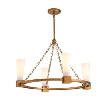 Elstead Lighting Kristy KRISTY4-DG-OPAL żyrandol 4x40W/E27 IP20