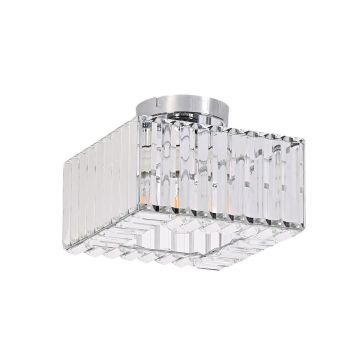 Light Prestige Vetro LP-2910/1C CH square Plafonjera 1x15W/E27 IP20