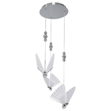 Light Prestige Mariposa LP-1715/3P CH Visilica 3x24W/LED 3000K|4000K|6000K IP20