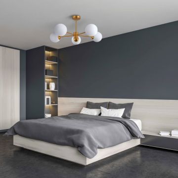 Light Prestige Roma LP-1345/5P GD Visilica 5x40W/E14 IP20