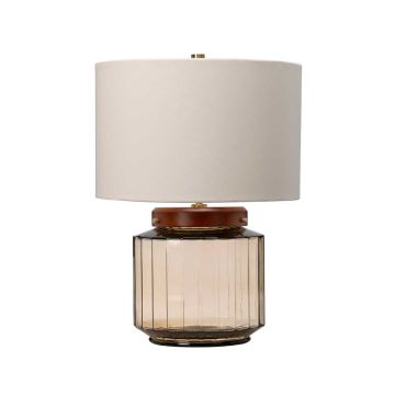 Elstead Lighting LUGA LUGA-TL-SMOKE Stolna svjetiljka 1x60W/E27