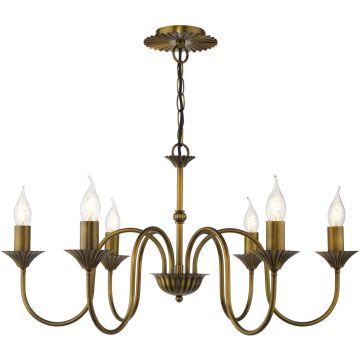 Dar Lighting Lydian LYD0663 Luster 6x40w/E14