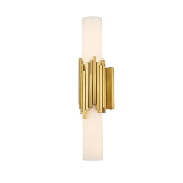 Elstead Lighting Marvele MARVELE-2WB-AB-OPAL kinkiet 2x4W/G9 800lm 3000K IP44