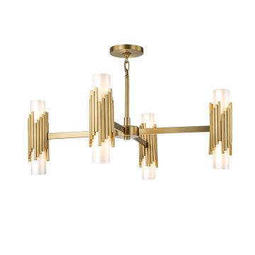 Elstead Lighting Marvele MARVELE8-AB-OPAL żyrandol 8x40W/E14 IP20
