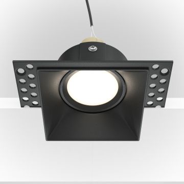 Maytoni DOT DL042-01-SQ-B Ugradbeno downlight svjetlo 1x50W/GU10 IP20