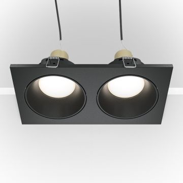Maytoni ZOOM DL033-2-02B Ugradbeno downlight svjetlo 2x50W/GU10 IP65