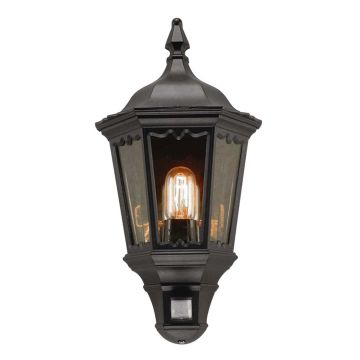 Elstead Lighting SECURITY LANTERS MD7-PIR-BLACK Zidna svjetiljka 1x60W/E27 IP43
