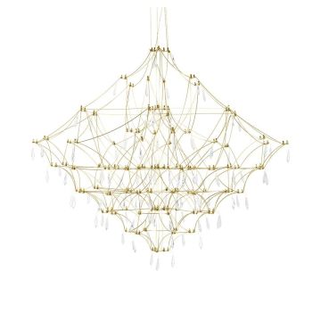 King Home CONSTELATION GOLD MSE1501100127 Visilica 72x72W/LED 3000K 2880LM IP20