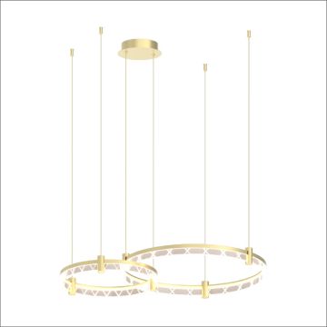 Milagro ELEGANCE ML0997 Visilica 2x72W/LED 4000K 4600lm IP20