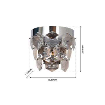 Milagro GRACE ML6934 Zidna svjetiljka 2x40W/E14 IP20