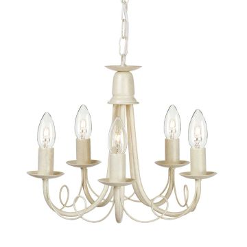 Elstead Lighting MINSTER MN5-IV-GOLD Luster 5x60W/E14