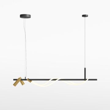 Maytoni TAU MOD166PL-L30GB3K Visilica 4x42W/LED 3000K 1500LM IP20