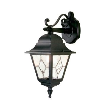 Elstead Lighting NORFOLK NR2-BLK Zidna svjetiljka 1x60W/E27 IP43