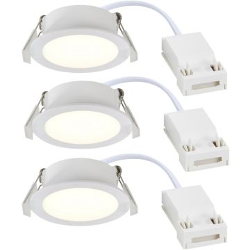 Nordlux Olea 2510400101 Ugradbeno downlight svjetlo 3x4.4w/led 2700k 345lm ip65