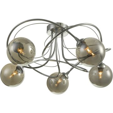 Dar Lighting Onawa ONA5450-01 Stropna svjetiljka 5x40w/g9 ip20