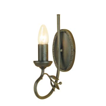 Elstead Lighting OLIVIA OV1-BLK-GOLD Zidna svjetiljka 1x60W/E14