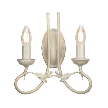 Elstead Lighting OLIVIA OV2-IVORY-GOLD Zidna svjetiljka 2x60W/E14