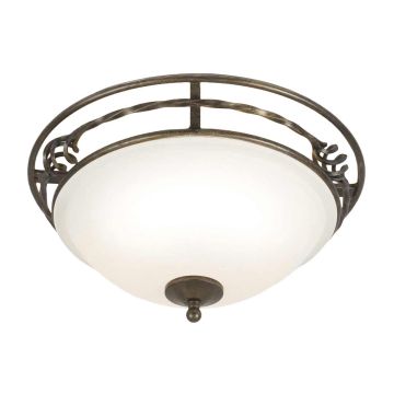 Elstead Lighting PEMBROKE PB-F-A-BLK-GOLD Plafonjera 2x60W/E27