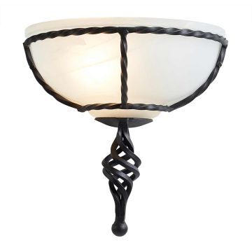 Elstead Lighting PEMBROKE PB-WU-BLACK Zidna svjetiljka 1x60W/E27