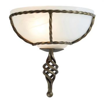 Elstead Lighting PEMBROKE PB-WU-BLK-GOLD Zidna svjetiljka 1x60W/E27