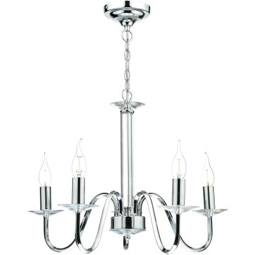 Dar Lighting Pique PIQ0550 Luster 5x40w/e14 ip20