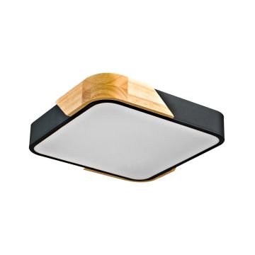 Italux Santer PLF-13187-BK-WO Plafonjera 1x24W/LED 3000K 2400lm IP20