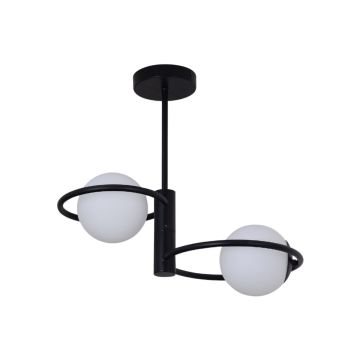 Light Prestige Dorado LP-002/2C ring BK Stropna svjetiljka 2x10W/E14 IP20