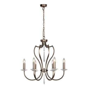 Elstead Lighting PIMLICO PM6-DB Luster 6x60W/E14