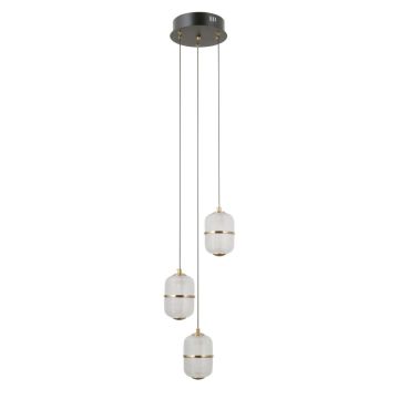 Italux Alani PND-34375-3-BK Visilica 3x15W/LED 3000K 1170lm IP20