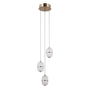 Italux Alani PND-34375-3-HBR Visilica 3x15W/LED 3000K 1170lm IP20