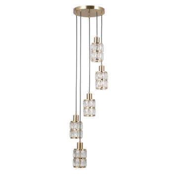 Italux Alma PND-40668-5-HBR Visilica 5x40W/E27 IP20