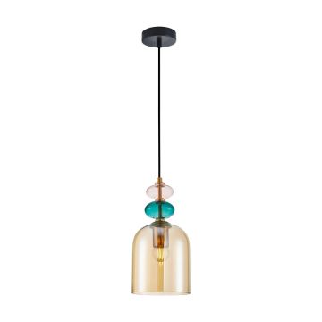 Italux Busco PND-30263-1B-BRO-AMB Visilica 1x40W/E27 IP20