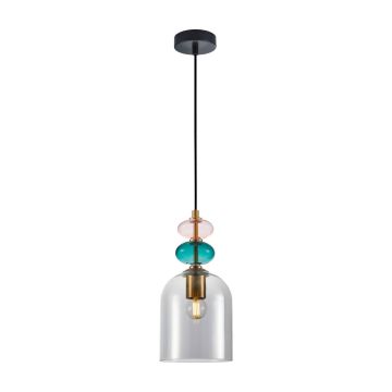 Italux Busco PND-30263-1B-BRO-SG Visilica 1x40W/E27 IP20