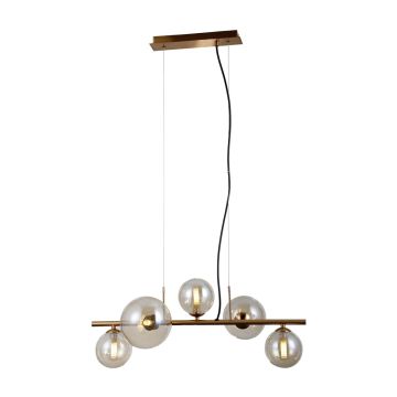 Italux Canello PND-406007-5-HBR Visilica 5x5W/G9 IP20