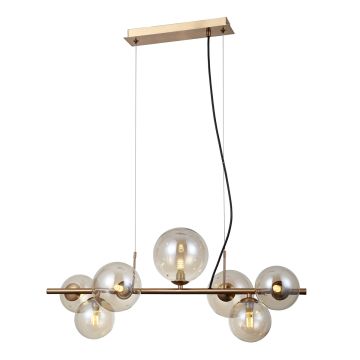 Italux CANELLO PND-406007-7-HBR Visilica 7x5W/G9 IP20
