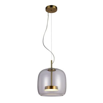 Italux Caste PND-17760A-BRSS-CL Visilica 1x10W/LED 3000K 850lm IP20