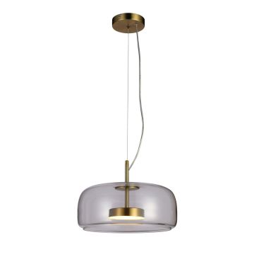 Italux Caste PND-17760B-BRSS-CL Visilica 1x10W/LED 3000K 850lm IP20
