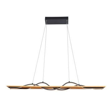 Italux Conato PND-23848-30W-BK-GD Visilica 2x35W/LED 3000K 1200lm IP20