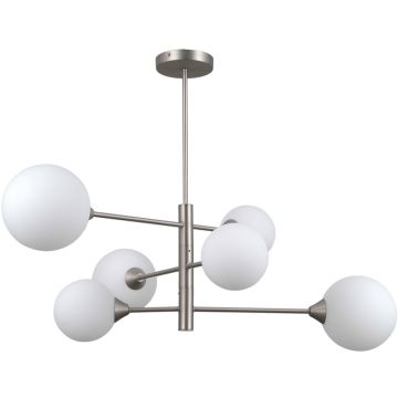 Italux EVORA PND-55342-6-SN Stropna svjetiljka 6x5W/G9 IP20