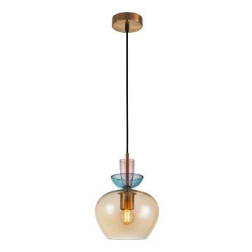 Italux Fanda PND-31882-1-GD-AMB Visilica 1x40W/E27 IP20