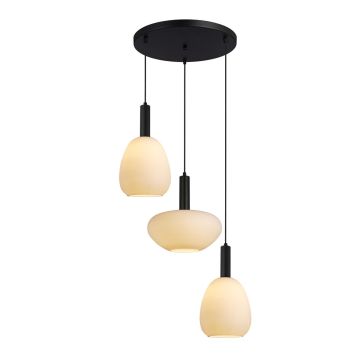 Italux Gater PND-23541-3-BK-OP Visilica 3x40W/E27 IP20