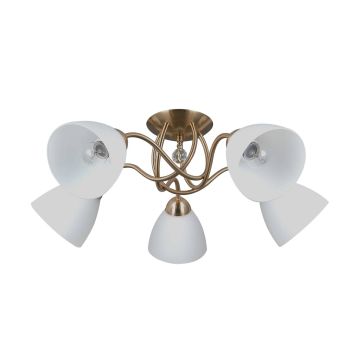 Italux Lugano PND-5643-5-HBR Stropna svjetiljka 5x40W/E27 IP20