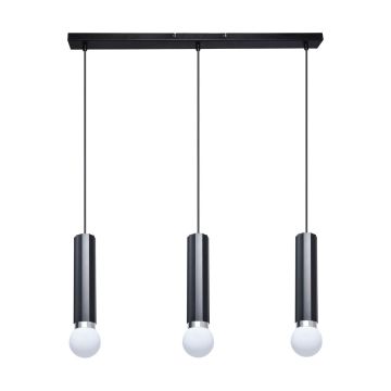 Italux Macera PND-33849-3-BK Visilica 3x40W/E27 IP20